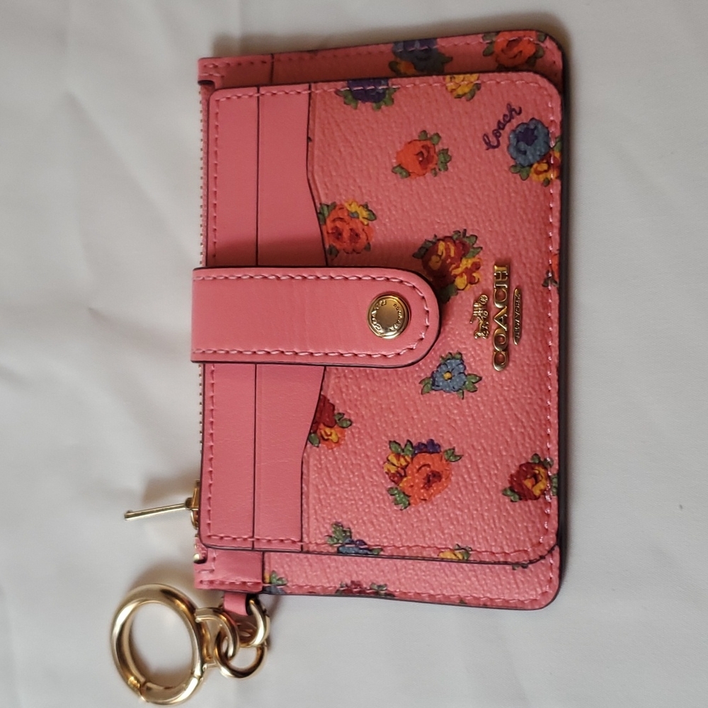 Coach attachment card case